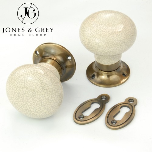 Vintage cream crackled glaze - vintage,