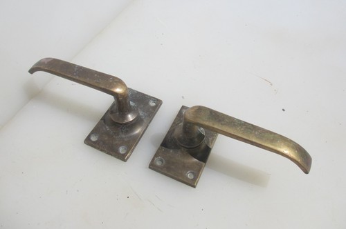 Vintage bronze lever - vintage,