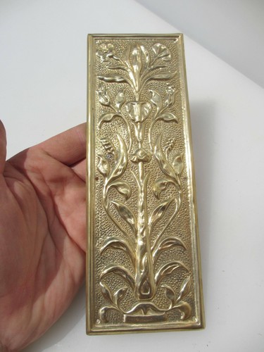 Brass finger plate - finger,