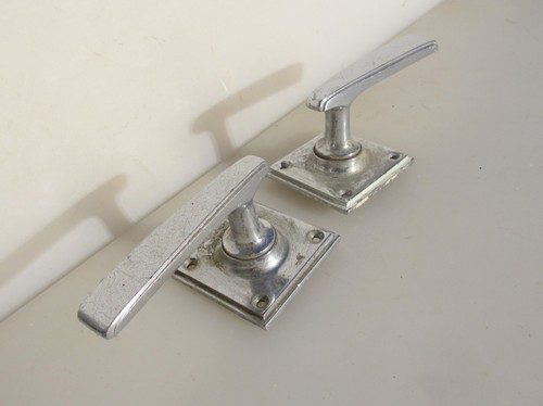 Antique lever door - handles, old