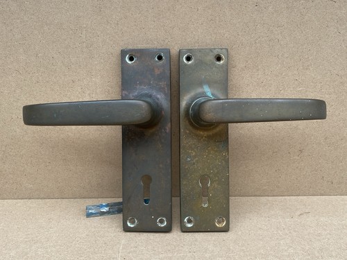 Pair mid century brass - pair, of