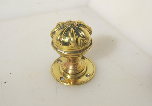 Victorian brass door handle - victorian,