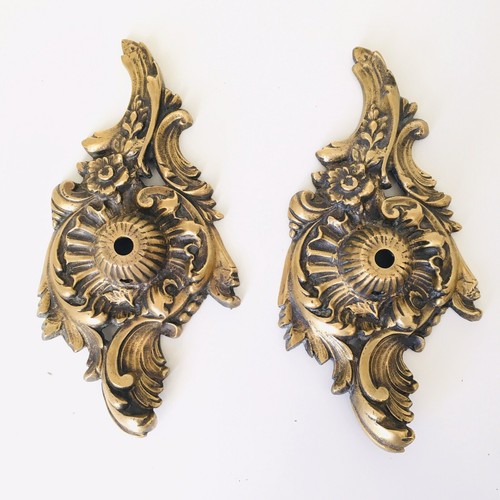 Pair large antique ornate - pair, of