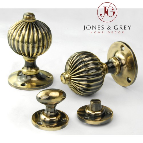 Antique solid brass - solid, vintage