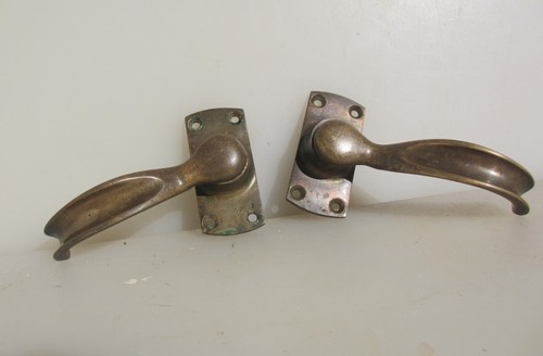 Vintage bronze lever - vintage,