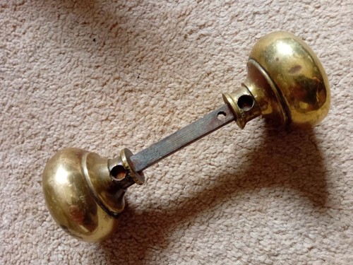 Brass cottage door knobs - cottage,