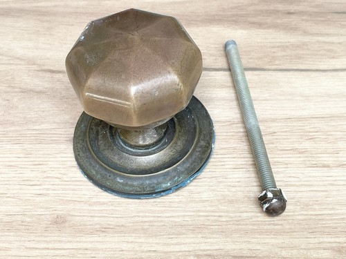 Vintage solid brass - brass, door