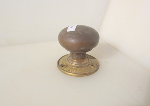 Victorian brass door knob - victorian,