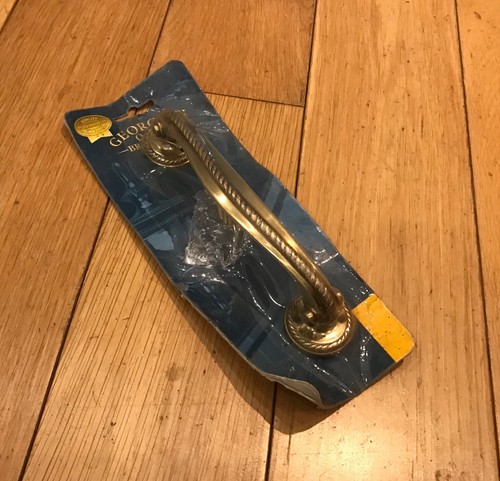 Vintage brass door pull