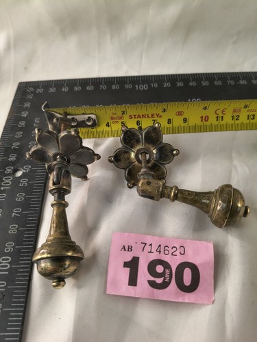 Solid brass tear drop - solid, handle