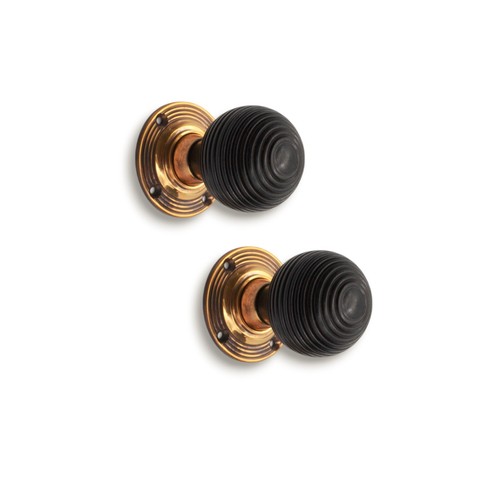 Door knobs brass - &, antique