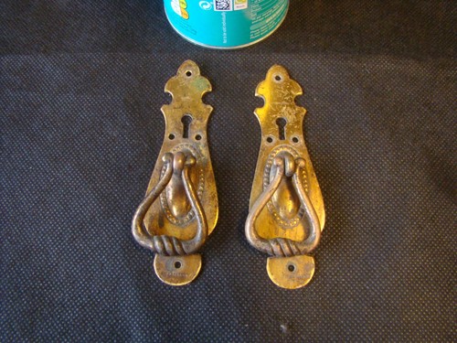 Salvaged vintage brass drop - vintage,