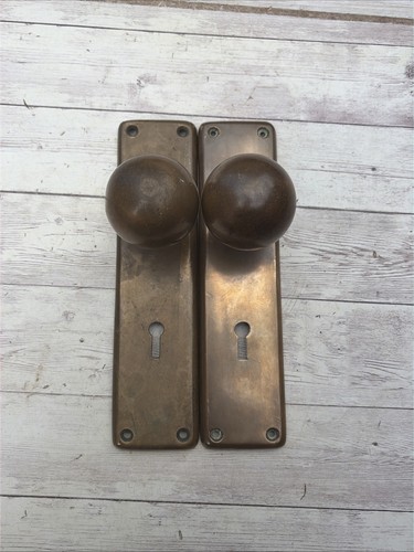 Antique brass door handles - antique,