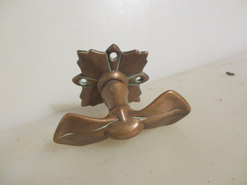Victorian bronze door - bronze, knob