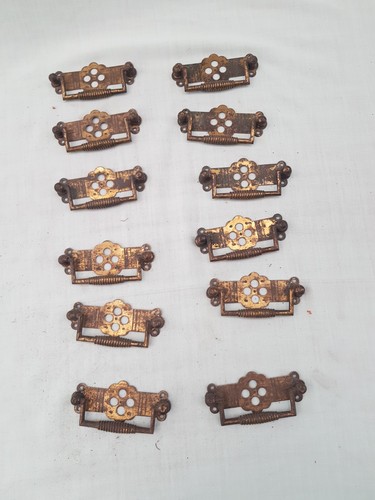 Drawer handles brass gothic - drawer,