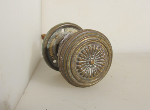 Victorian brass door knob - victorian,