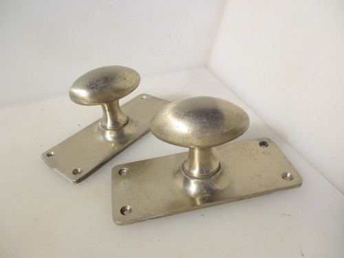 Antique brass door knobs - brass,