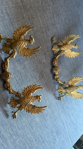Antique brass phoenix - antique, bird