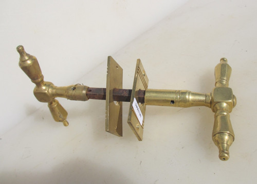 Antique brass lever door - antique,