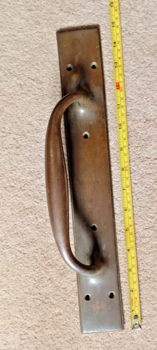 Vintage large solid brass - large,