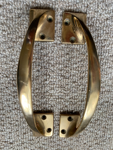 Old vintage door pulls - old,