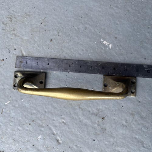 Vintage solid brass door - ,