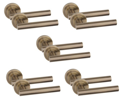 Door handles antique - antique, brass