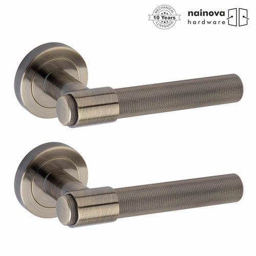 Knurled handle set rose - knurled, on