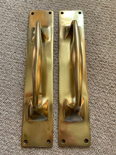 Large vintage door - pulls, pair