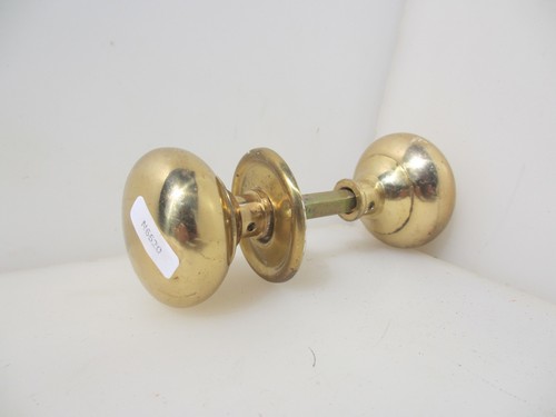 Brass door knobs - knobs, old