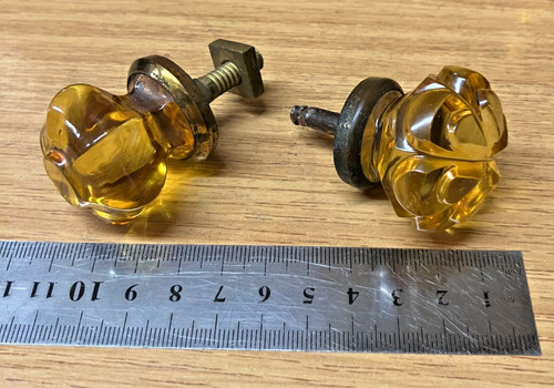 Antique door knob handles - 2,