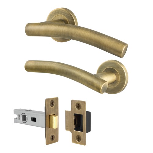 Brass internal door handles - door,