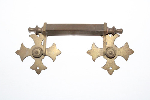 Gothic victorian brass door - gothic,