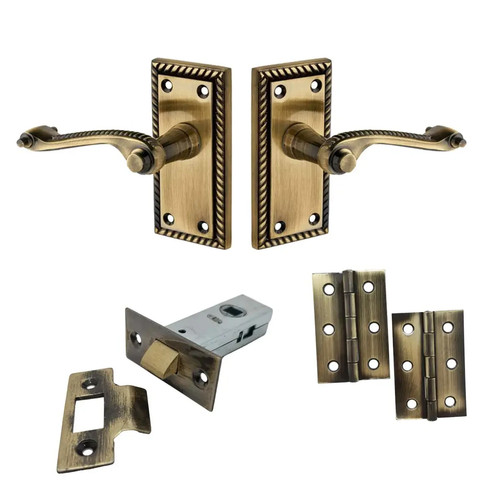Georgian scroll lever door - georgian,