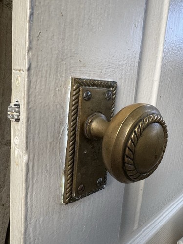 Vintage 1985 brass door - vintage,
