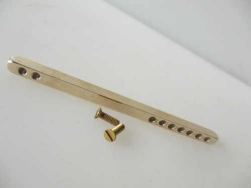Brass door handle - brass,