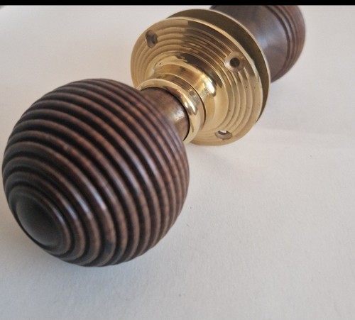 Door beehive knobs brass - beehive, knob