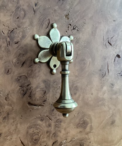 Antique brass drop handle - antique, 1.