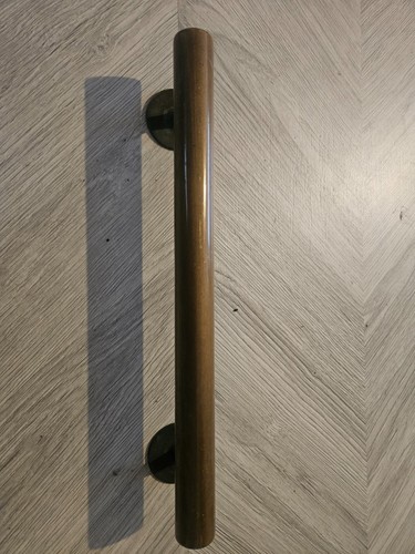 Large vintage solid brass door - large,