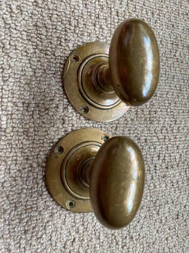 Vintage oval door - door, bronze