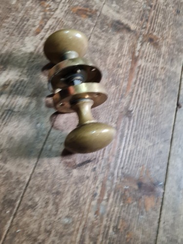 One pair vintage brass - one, of