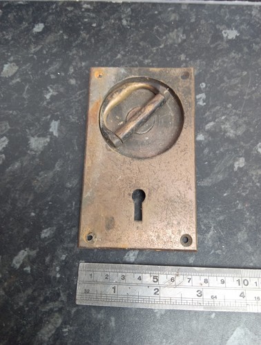 Antique vintage brass door - brass,