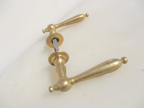 Antique brass lever - antique,