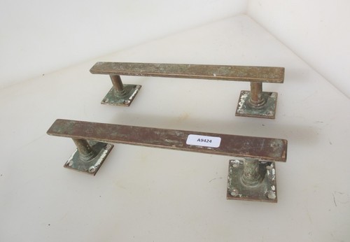 Antique brass door handles - antique,