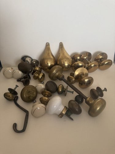 Vintage brass porcelain - vintage,