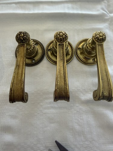 Antique solid brass - brass, door