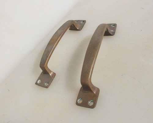 Vintage brass door - brass,