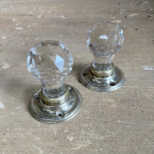Antique glass door - antique, handles