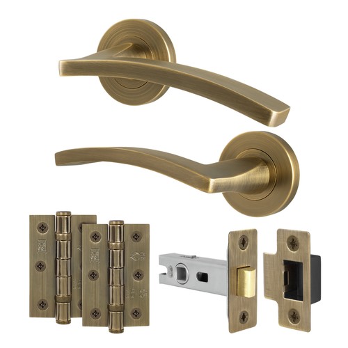 Antique brass internal - internal, door