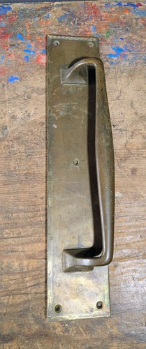 Vintage large brass handle - large,